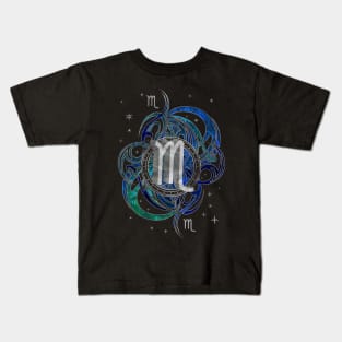 Scorpio Zodiac Sign Water element Kids T-Shirt